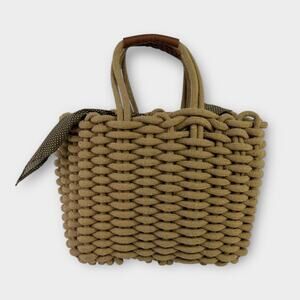 Le Voyage En Panier Woven Rope Picnic Style Vacation Summer Tote Bag